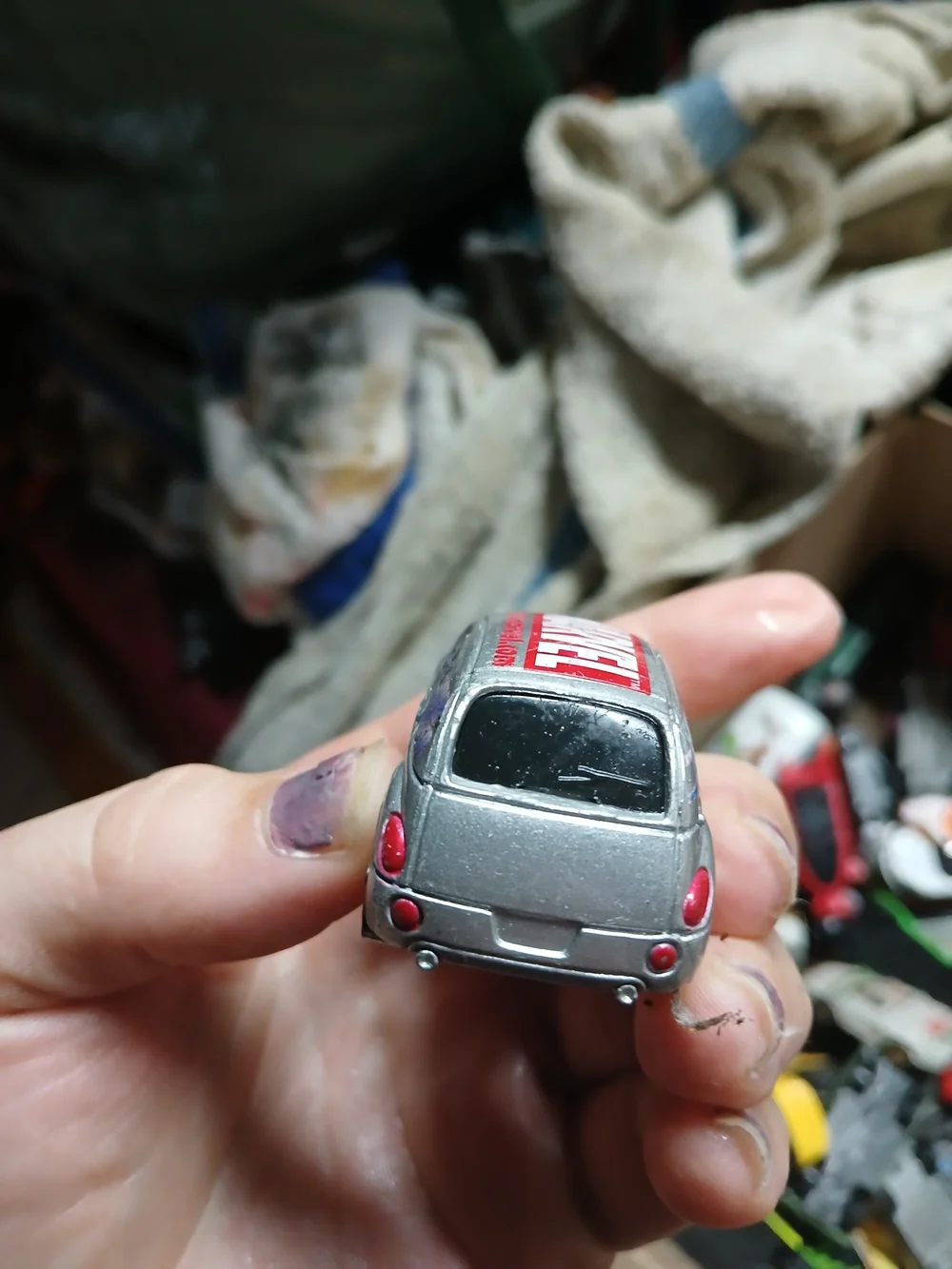 1:64 scale 2002 Maisto Chrysler Panel Cruiser featuring the Silver Surfer